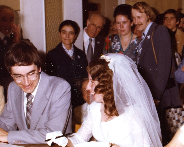 Mariage de Bernard et Thrse en 1978